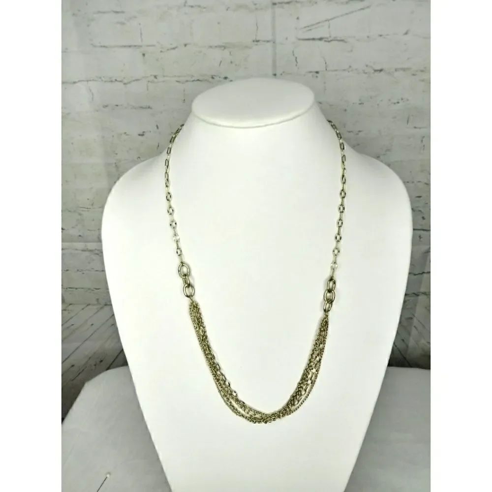 4/$20 ANA NWT Goldtone MultiStrand Necklace